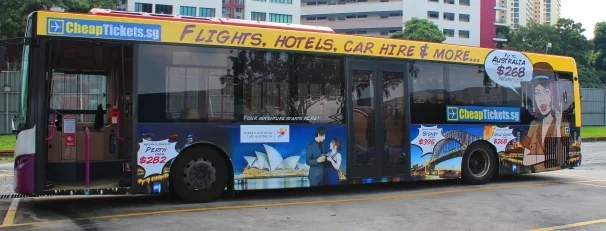 Tourism Australia � OOH bus wrap